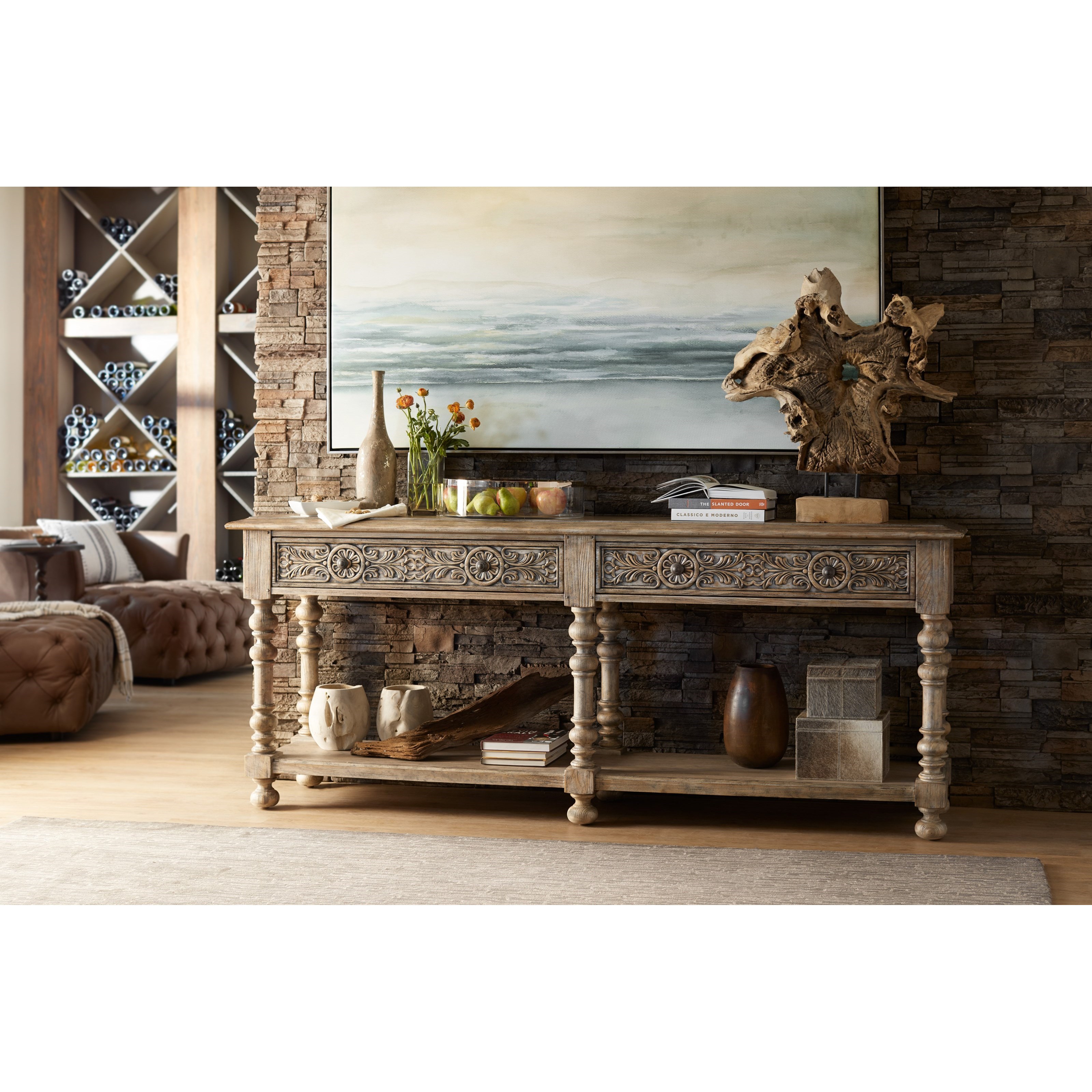 Hooker Furniture Hill Country 5960 85002 MWD Bexar Leg Huntboard
